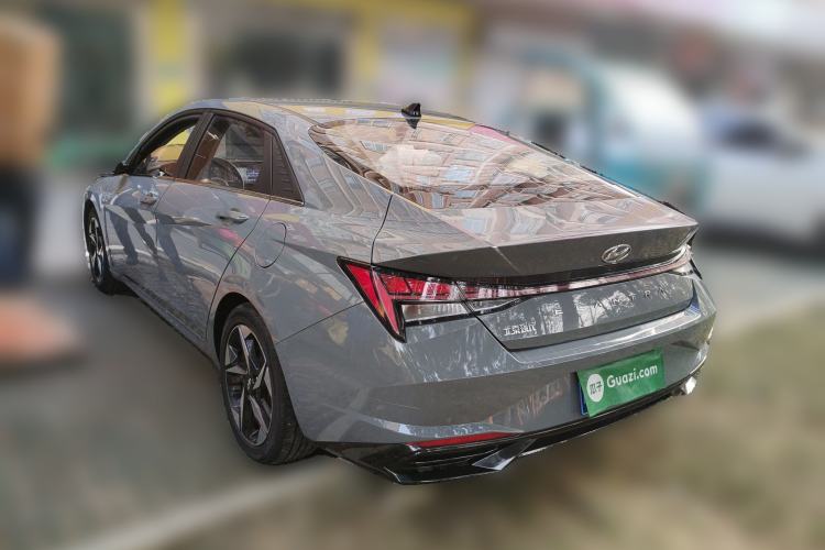 Used Hyundai Elantra 2021 1.5L CVT GLX Elite Edition Rear Left 45 Deg