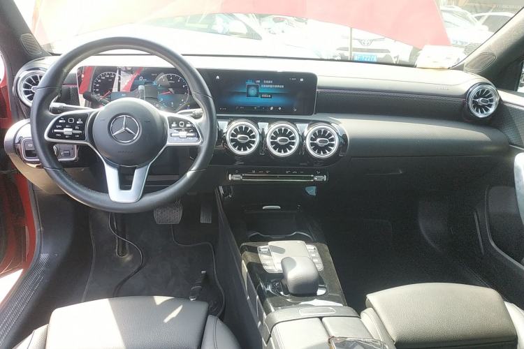 Used Mercedes-Benz A-Class 2020 Restyled A 200 L Sport Sedan Dynamic Version Center Console