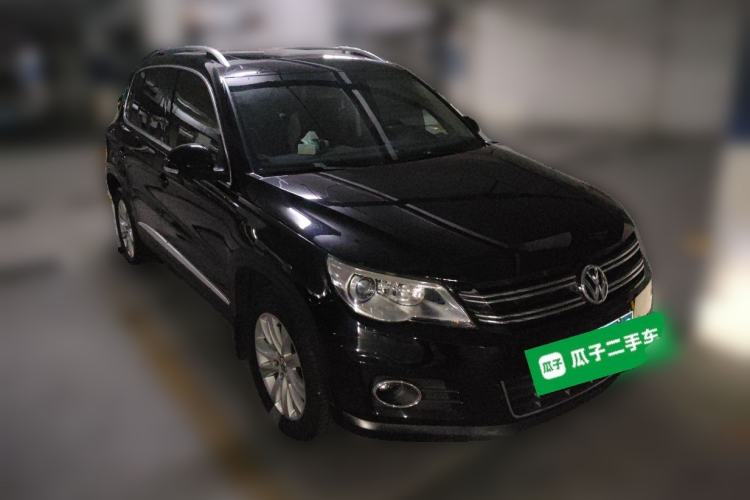 Used Volkswagen Tiguan 2012 2.0 TSI Automatic All-Wheel Drive Flagship Edition Front Right 45 Deg