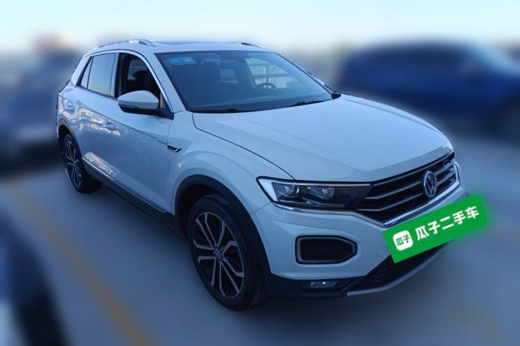 Used Volkswagen T-ROC 2020 280TSI DSG Two-Wheel-Drive Luxury Version Front Right 45 Deg