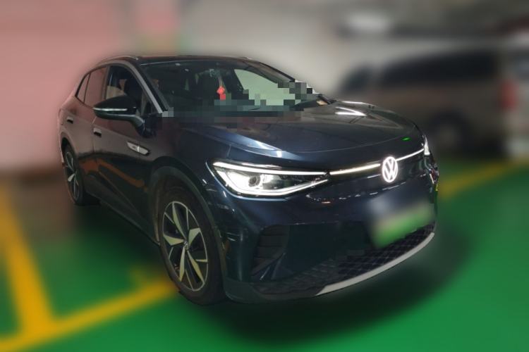 Used Volkswagen ID.4 CROZZ 2021 Long-Range Lite PRO Two-Wheel Drive Version Front Right 45 Deg