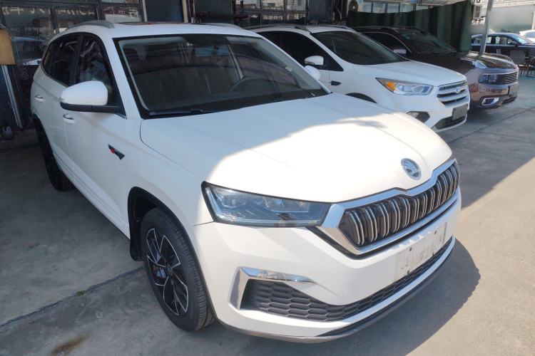Used Skoda Kamiq 2020 GT 1.5L Automatic Flagship Model China VI Standard Front Right 45 Deg
