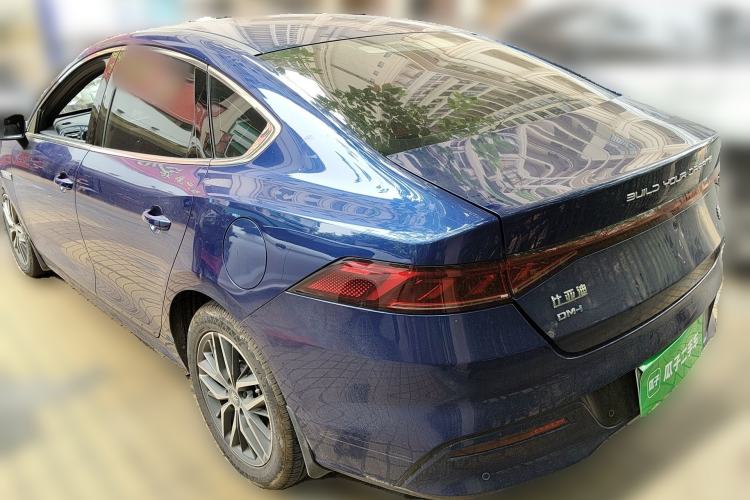 Used BYD Qin PLUS 2021 DM-i 55KM Flagship Model Rear Left 45 Deg