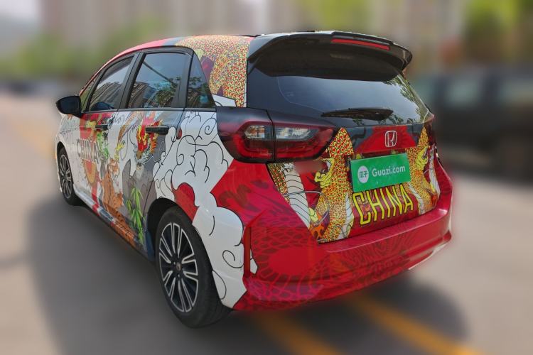 Used Honda Fit 2021 1.5L CVT Trendy Run Pro Edition Rear Left 45 Deg