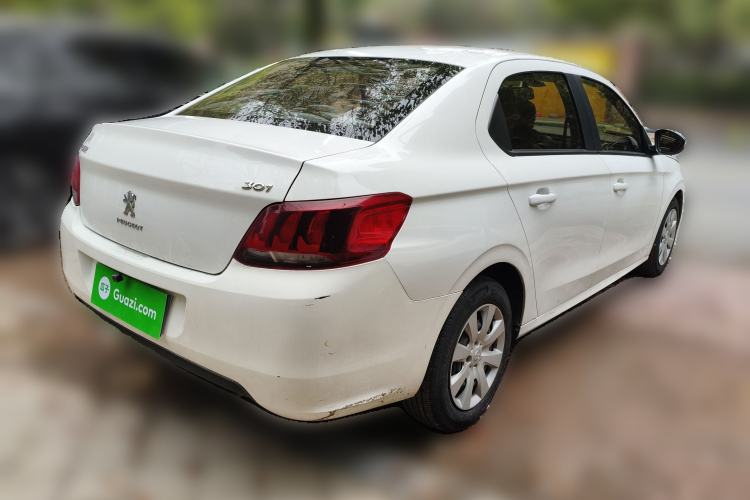 Used Peugeot 301 2017 1.6L Automatic Comfort Edition Rear Right 45 Deg