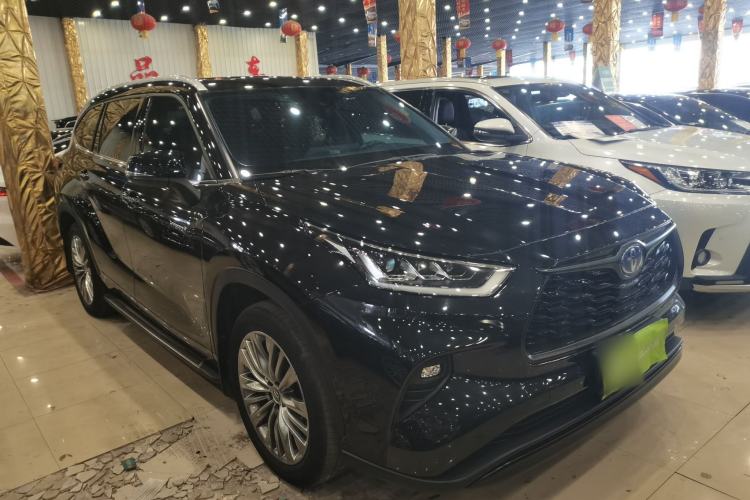 Used Toyota Highlander 2022 Dual-Engine 2.5L Four-Wheel Drive Prestige Version 7 Seats Front Right 45 Deg