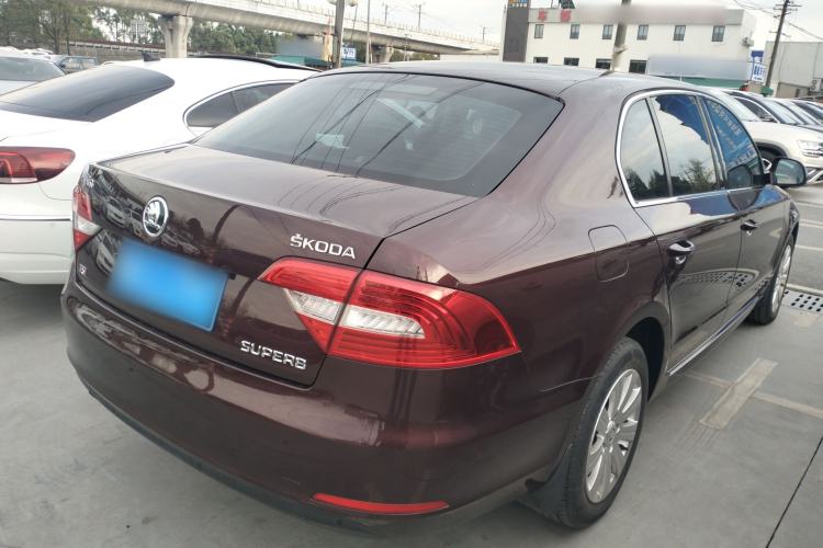 Used Skoda Superb 2013 1.4TSI DSG Sport Edition Rear Right 45 Deg