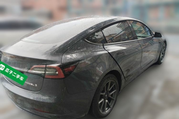 Used Tesla Model 3 2021 Revised Version Standard Range Rear-Wheel Drive Upgraded Edition 3D1 Rear Right 45 Deg