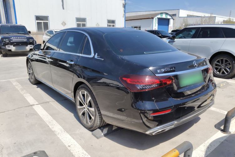 Used Mercedes-Benz E-Class New Energy 2023 E 350 e L Plug-in Hybrid Sedan Rear Left 45 Deg