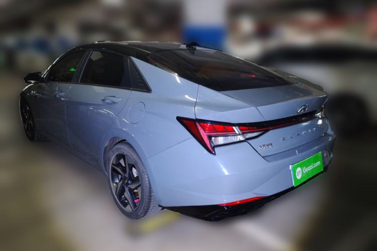 Used Hyundai Elantra 2021 1.5L CVT TOP Flagship Edition Rear Left 45 Deg