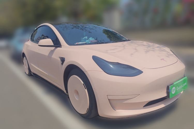 Used Tesla Model 3 2022 Rear-Wheel-Drive Version Front Right 45 Deg