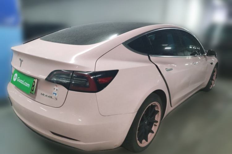 Used Tesla Model 3 2020 Standard Range Rear-Wheel Drive Upgraded Version Rear Right 45 Deg