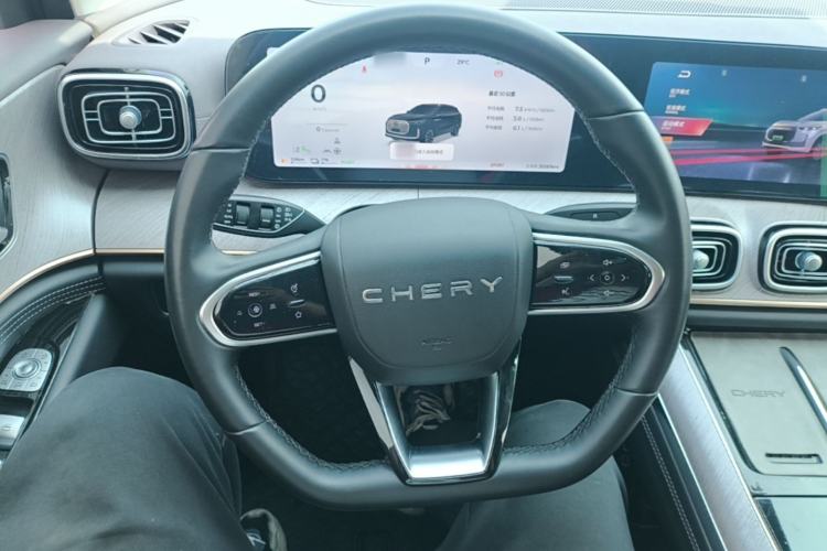 Used Chery Tiggo 9 C-DM 2025 1.5T 106KM Ultra-Comfort Edition 5 Seats Lithium-NMC Steering Wheel