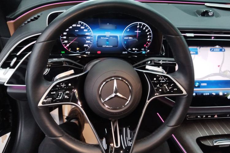 Used Mercedes-Benz E-Class New Energy 2024 E 350 e L Plug-in Hybrid Sedan Steering Wheel