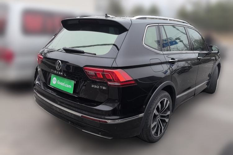 Used Volkswagen Tiguan L 2021 330TSI Automatic Two-Wheel Drive R-Line Enhanced Edition Rear Right 45 Deg