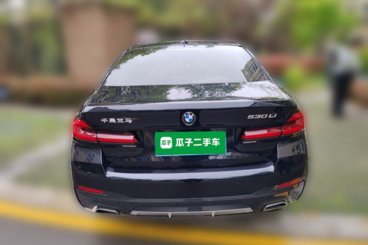 Used BMW 5 Series 2022 Second Facelift 530Li Luxury Version M Sport Package Rear
