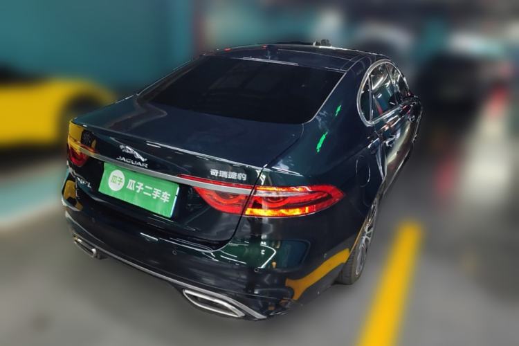 Used Jaguar XFL 2021 XFL 2.0T P250 Two-Wheel-Drive Luxury Deluxe Edition Rear Right 45 Deg