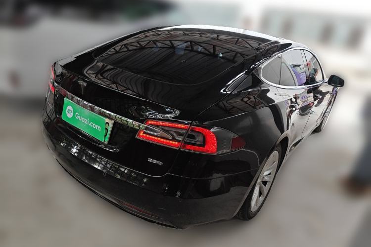 Used Tesla Model S 2015 S 85D Rear Right 45 Deg