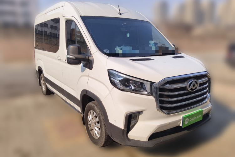 Used SAIC MAXUS Xintu V90 2022 2.0T Automatic ZhiDa Commercial Version Rear-Drive Long Wheelbase High Roof with Single Rear Tire 9-Seater
