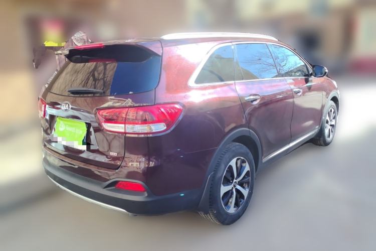 Used Kia Sorento 2015 Sorento L 2.4L Gasoline 4WD Elite Edition 5 Seats China V Emission Standard Rear Right 45 Deg