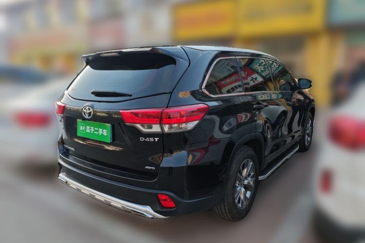Used Toyota Highlander 2018 2.0T Four-Wheel Drive Elite Edition 7 Seats China V Standard Rear Right 45 Deg