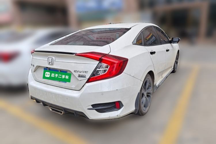 Used Honda Civic 2019 220TURBO CVT Dynamic Edition China VI Emission Standard Rear Right 45 Deg