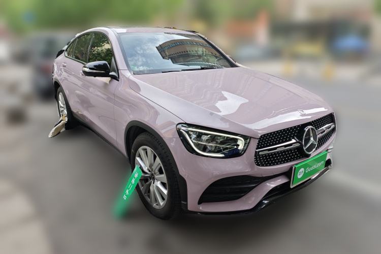 Used Mercedes-Benz GLC Coupe 2020 GLC 260 4MATIC Coupe SUV Front Right 45 Deg