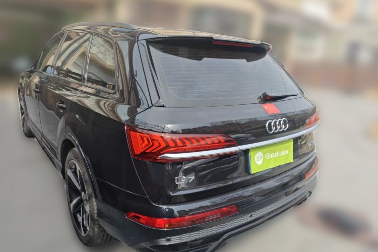 Used Audi Q7 2021 55 TFSI quattro S line Sport model Rear Left 45 Deg