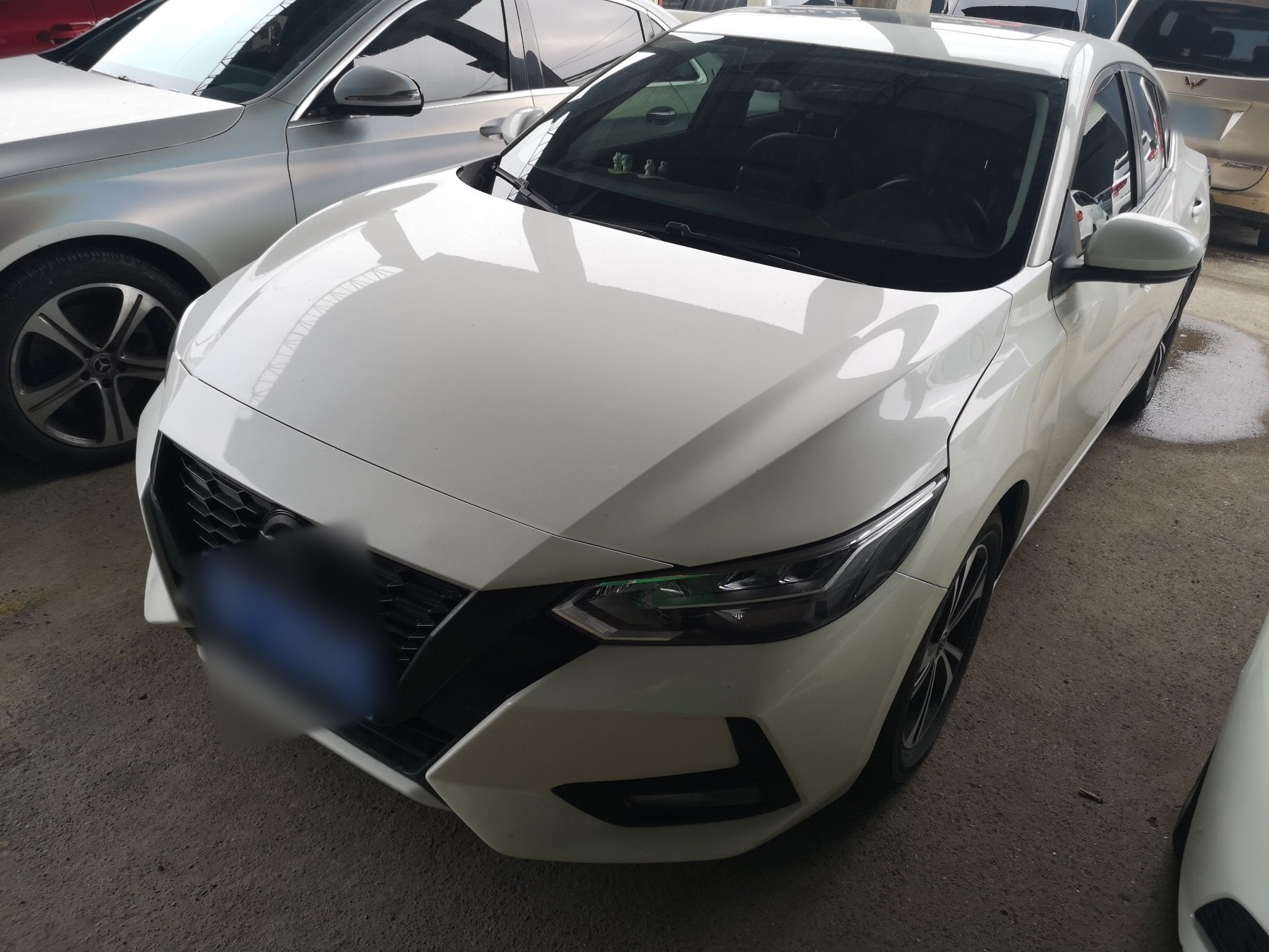 تحت مقدمة السيارة