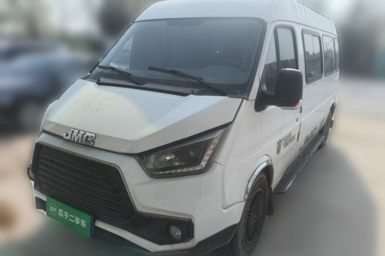 Used JMC Transit 2019 2.8T Commercial Version Long Wheelbase Mid-Roof 6-Seater Rear Single Tire China VI Emission Standard – JX493