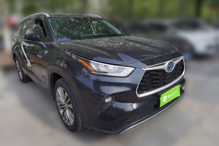 Used Toyota Highlander 2022 Dual-Engine 2.5L Four-Wheel Drive Luxury Edition 7 Seats Front Right 45 Deg