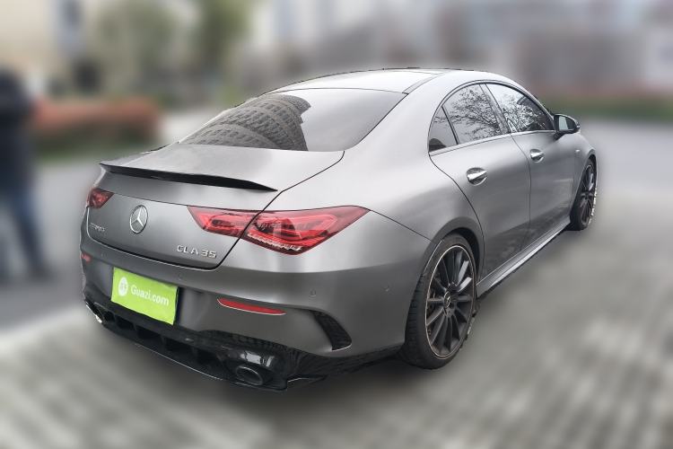 Used Mercedes-Benz CLA AMG 2021 AMG CLA 35 4MATIC Rear Right 45 Deg