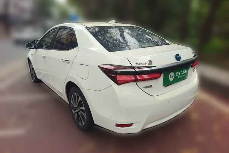 Used Toyota Corolla 2017 Revised Dual-Engine 1.8L E-CVT Leading Edition Rear Left 45 Deg