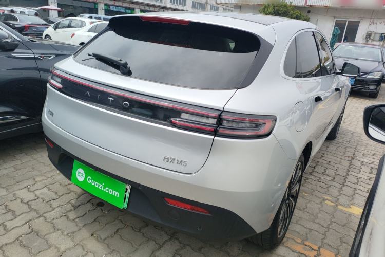 Used Hima AITO M5 2022 Extended-Range Four-Wheel Drive Performance Version Rear Right 45 Deg