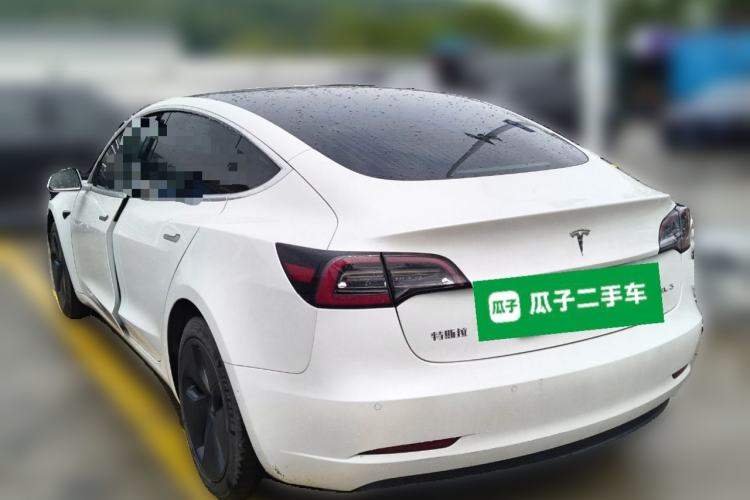 Used Tesla Model 3 2020 Standard Range Rear-Wheel Drive Upgraded Version Rear Left 45 Deg