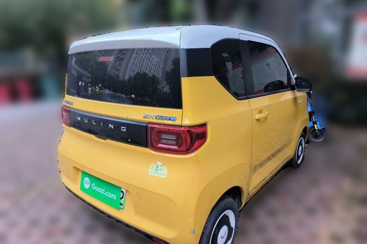 Used Wuling Hongguang MINIEV 2021 Macaron Premium Model – Lithium Iron Phosphate Rear Right 45 Deg
