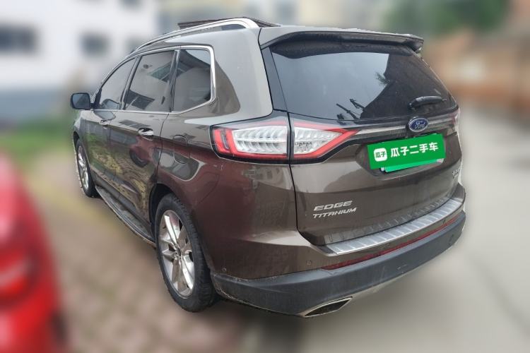 Used Ford Edge 2016 EcoBoost 245 Four-Wheel Drive Titanium 7-Seater Rear Left 45 Deg