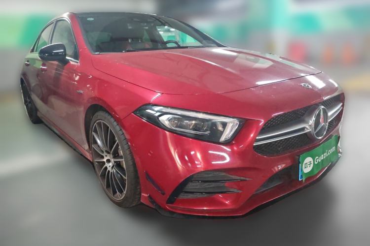 Used Mercedes-Benz A AMG 2019 AMG A 35 L 4MATIC Front Right 45 Deg