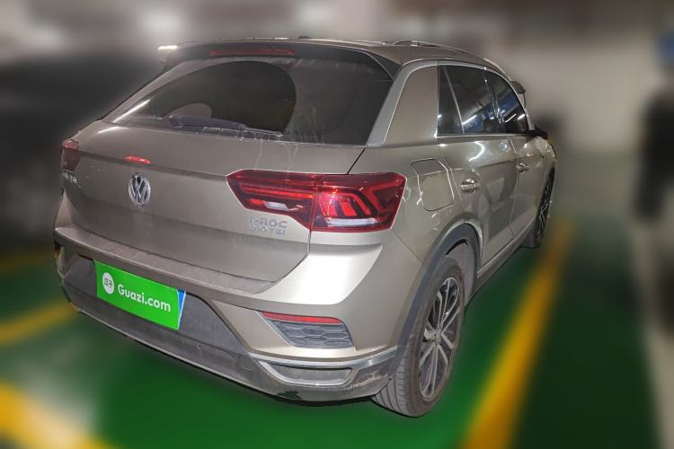 Used Volkswagen T-ROC 2018 280TSI DSG Two-Wheel-Drive Comfort Version China V Standard Rear Right 45 Deg