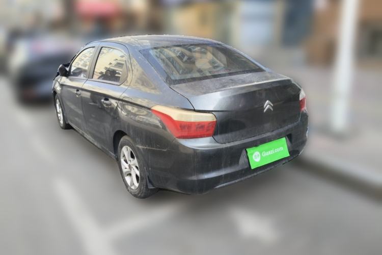 Used Citroen Elysee 2015 Zhishang Edition 1.6L Manual Fashion Model Rear Left 45 Deg