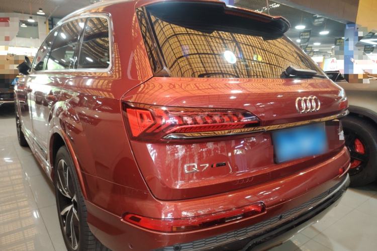 Used Audi Q7 2020 55 TFSI quattro S line sports model Rear Left 45 Deg