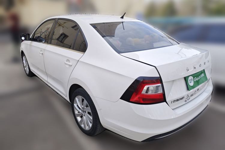 Used Skoda Rapid 2019 1.5L Automatic Comfort Edition China VI Standard Rear Left 45 Deg