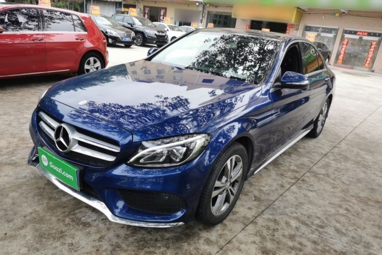 Used Mercedes-Benz C-Class 2017 C 200 L Sport Edition Guazi used car, China used car export, Used car for sale, Used Mercedes-Benz cars, Cheapest cars for sale