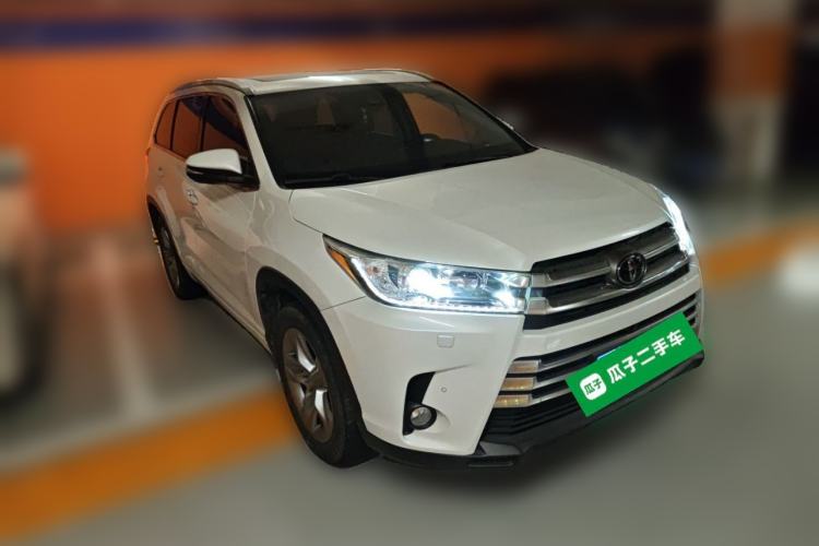 Used Toyota Highlander 2018 2.0T Four-Wheel Drive Supreme Edition 7-Seater China VI Front Right 45 Deg
