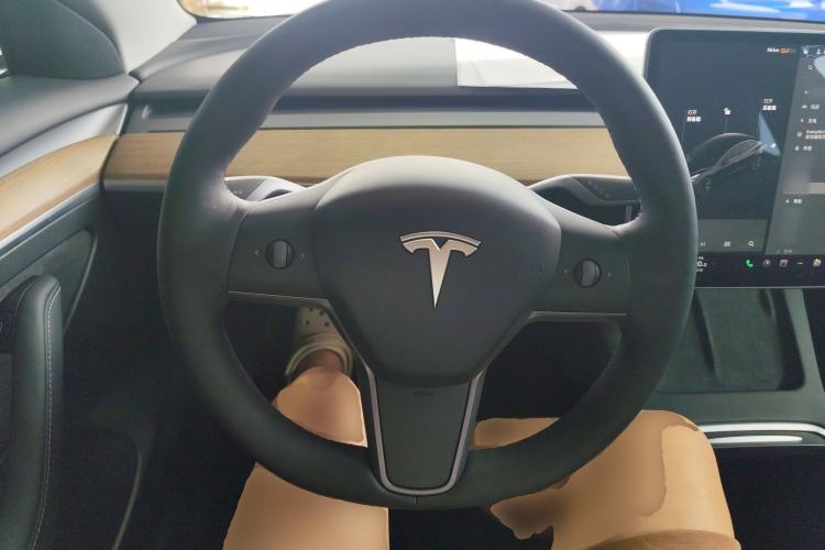 Used Tesla Model 3 2021 Revised Version Standard Range Rear-Wheel Drive Upgraded Edition 3D1 Steering Wheel