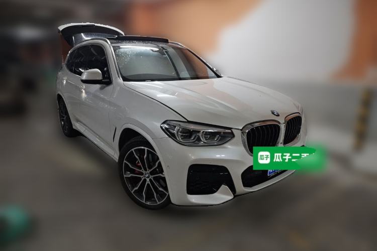 Used BMW X3 2020 xDrive30i Luxury Model with M Sport Package Front Right 45 Deg