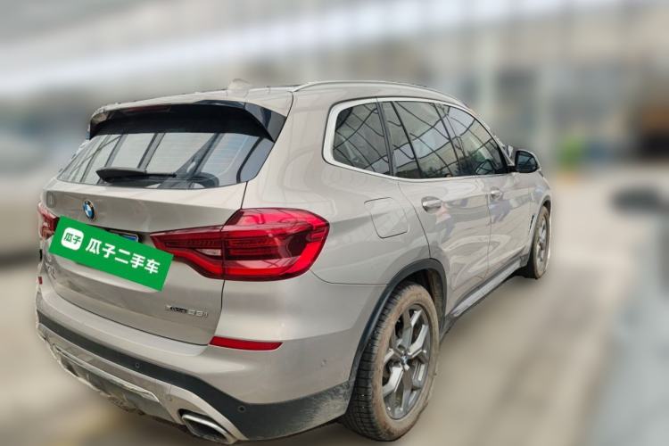 Used BMW X3 2019 xDrive28i Luxury Package Rear Right 45 Deg