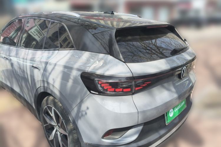 Used Volkswagen ID.4 CROZZ 2021 Long-Range PRO Two-Wheel Drive Version Rear Left 45 Deg