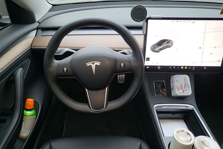 Used Tesla Model 3 2021 Performance High-Performance All-Wheel-Drive Version Steering Wheel