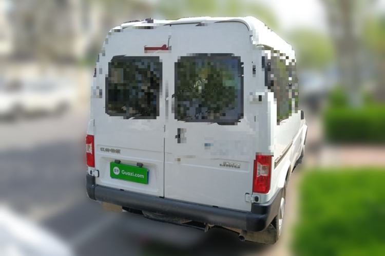 Used JMC Transit 2019 2.8T Commercial Version Short Wheelbase Mid-Roof 6-Seater China VI JX493 Rear